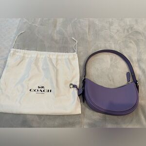 Coach Luna shoulder bag in violet color